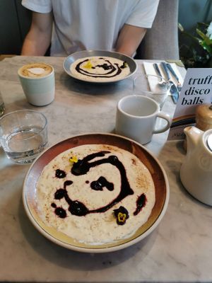 Oats were tasty but nothing really special. Texture was more like some kind of custard with pieces of oats in it. at Mildreds - Covent Garden in London