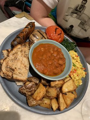 ‘Full English’  at Mildreds - Covent Garden in London