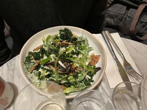 Grilled artichoke Caesar   at Mildreds - Covent Garden in London
