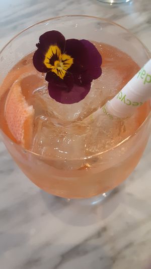 Cherry blossom cocktail at Mildreds - Covent Garden in London
