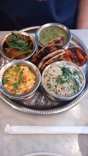 Breakfast thali at Mildreds - Covent Garden in London