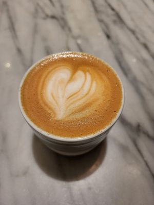 Flat white with Oat milk at Mildreds - Covent Garden in London