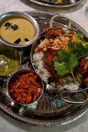 Kiri hodi (Sri Lankan coconut curry) at Mildreds - Covent Garden in London