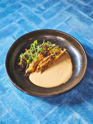 Hot & sour szechuan cabbage  at Mildreds - Covent Garden in London