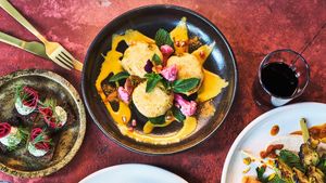 Celebrate Christmas with our three course festive menu. Two courses for £38 or three courses for £42. Available until 24th December. at Mildreds - Covent Garden in London