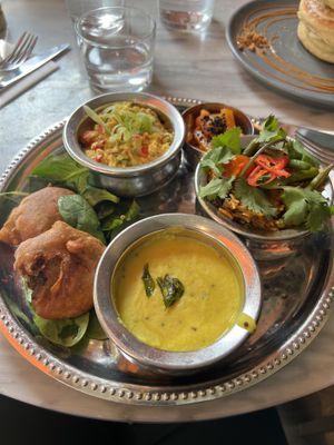 Thalia breakfastt  at Mildreds - Covent Garden in London