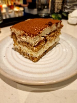 White chocolate tirimisu at Mildreds - Covent Garden in London