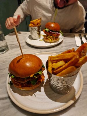 Look at them chips at Mildreds - Covent Garden in London