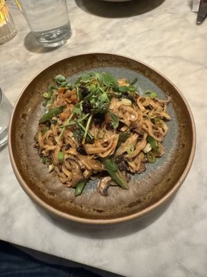 Wheat noodles   at Mildreds - Covent Garden in London