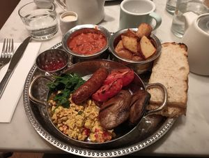 Classic big brunch. at Mildreds - Covent Garden in London
