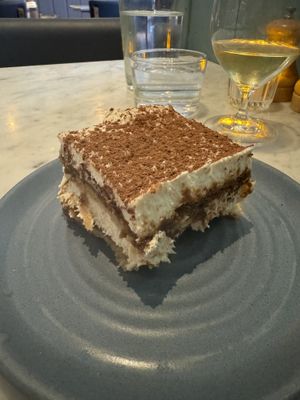 White chocolate tiramisu 👌🏻  at Mildreds - Covent Garden in London