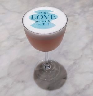 Vegan Lychee Rose Martini at Mildreds - Covent Garden in London