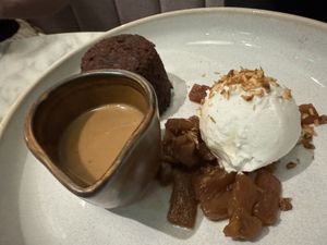 dessert  at Mildreds - Covent Garden in London