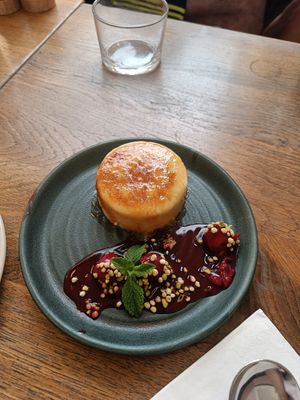 Crème brulée at Mildreds - Covent Garden in London
