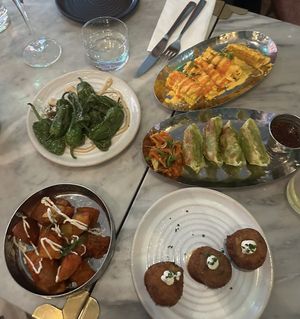 Lots of vegan starters!😍  at Mildreds - Covent Garden in London