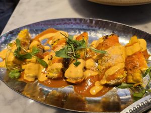 Mango Corn Appetizer at Mildreds - Covent Garden in London