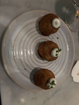 Arancini rosso  at Mildreds - Covent Garden in London