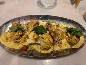 Christmas menu starter at Mildreds - Covent Garden in London