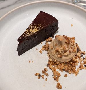Chocolate dessert is a great treat at Mildreds - Covent Garden in London