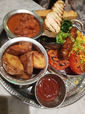 English Breakfast at Mildreds - Covent Garden in London