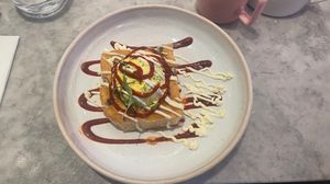 smoky v'egg mayo focaccia  at Mildreds - Covent Garden in London