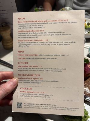 The January 2025 veganuary menu #Veganuary at Mildreds - Covent Garden in London