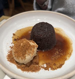 Sticky toffee pudding   at Mildreds - Covent Garden in London