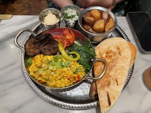 Meze platter  at Mildreds - Covent Garden in London