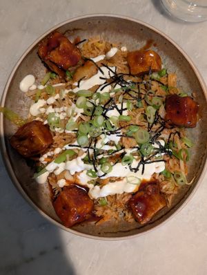 Kimchi Bokkeumbap at Mildreds - Covent Garden in London