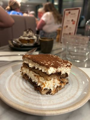 White chocolate tiramisu at Mildreds - Covent Garden in London