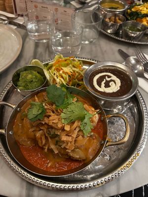 Enchiladas nortenas at Mildreds - Covent Garden in London