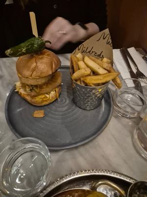 'Chicken' burger at Mildreds - Covent Garden in London