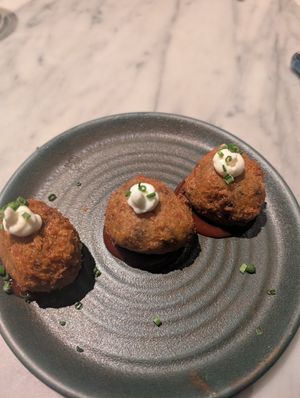 Arancini rossi at Mildreds - Covent Garden in London