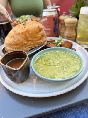 Mushroom pasty  at Mildreds - Covent Garden in London