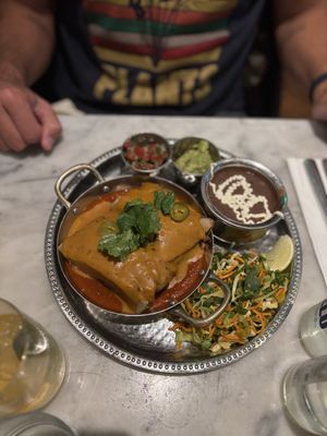 Enchiladas 🤤   at Mildreds - Covent Garden in London