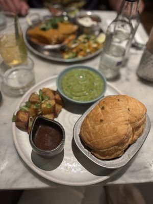 Mushroom pie  at Mildreds - Covent Garden in London