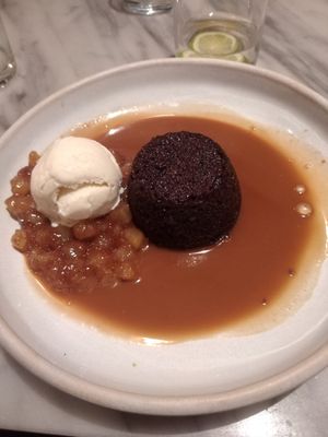 Sticky toffee at Mildreds - Covent Garden in London