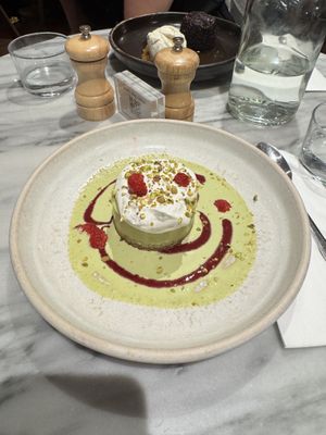 Pistachio cheesecake   at Mildreds - Covent Garden in London