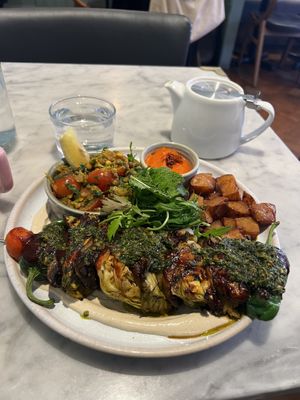 Mushroom shawarma   at Mildreds - Covent Garden in London