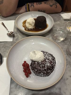 Yule log   at Mildreds - Covent Garden in London
