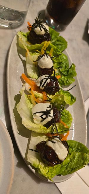 Cauliflower bites at Mildreds - Covent Garden in London