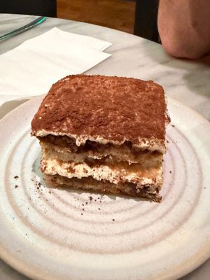 White Chocolate Tiramisu at Mildreds - Covent Garden in London