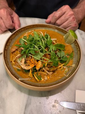 Shiitake Peanut Laksa at Mildreds - Covent Garden in London