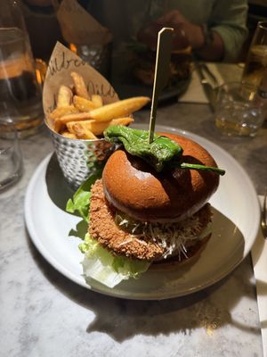 Caesar chickn burger  at Mildreds - Covent Garden in London