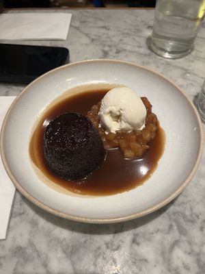 Sticky toffee pudding   at Mildreds - Covent Garden in London