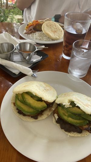 Kaxapa with avocado   at Kaxapa Factory in Playa Del Carmen