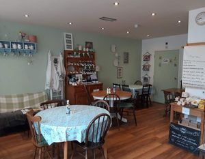 The tearoom interior at Bread and Butterflies in West Bridgford