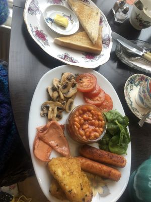 big breakfast  at Bread and Butterflies in West Bridgford