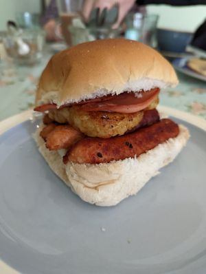 Breakfast cob at Bread and Butterflies in West Bridgford
