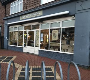 Bread and Butterflies / bike rack  at Bread and Butterflies in West Bridgford